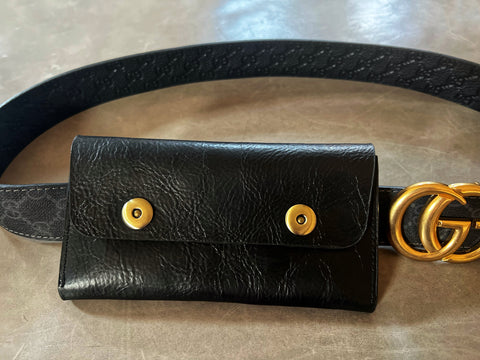 Equestrian Leather Belt Bag